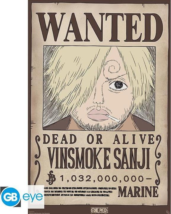 ONE PIECE - Poster Maxi 91,5x61 - Wanted Shanks Wano - vue 4