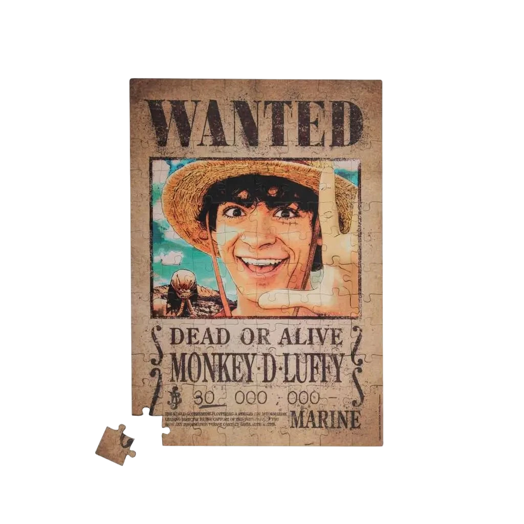 ONE PIECE WANTED LUFFY MAGNETIC PUZZLE - Vue 5