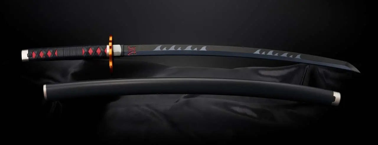 DEMON SLAYER NICHIRIN SWORD TANJIRO KYOJURO PROP - Vue 5