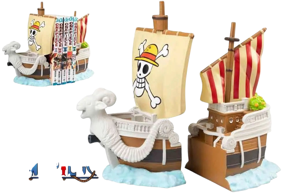 ONE PIECE GOING MERRY BOOKENDS - Vue 5