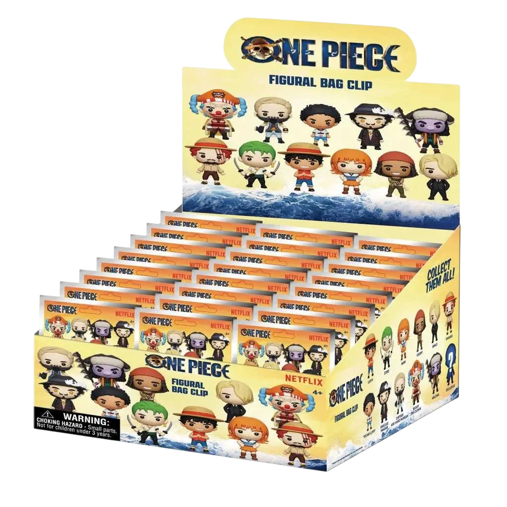 ONE PIECE NETFLIX BAG CLIP BLIND DISPLAY 24 - Vue 5