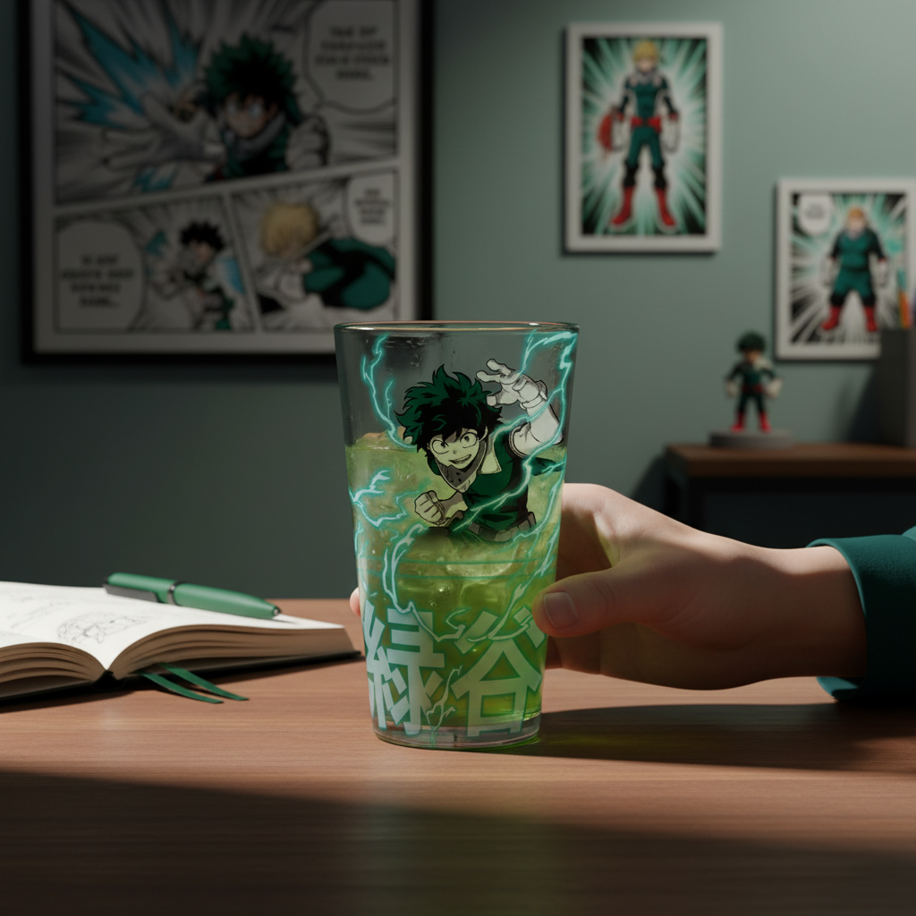 My Hero Academia Verre XXL - 400 ml - Izuku & Bakugo - boîte ABYstyle