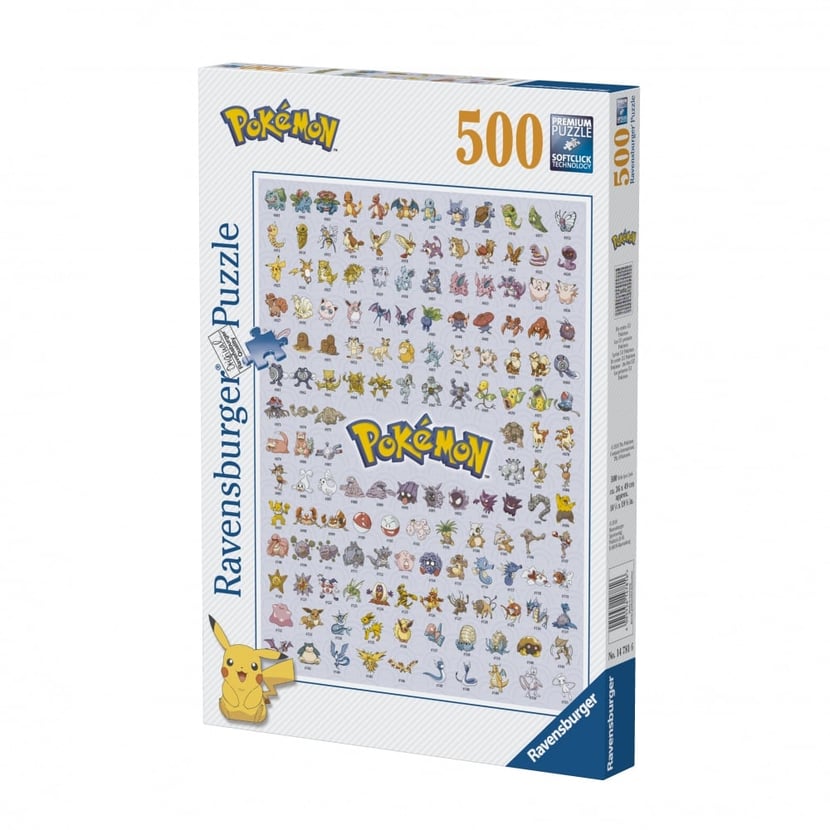Pokemon - Pokedex Première Génération - Puzzle 500 pièces