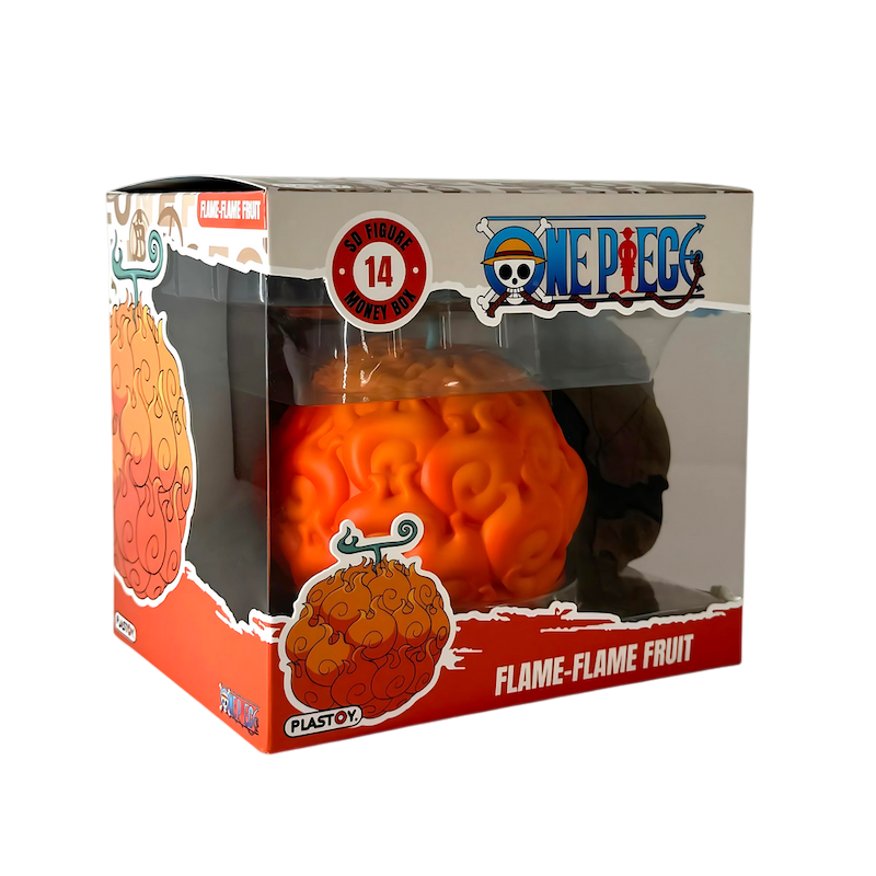 Pyro-Fruit – Tirelire PVC 16cm Plastoy