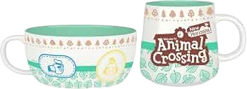 ANIMAL CROSSING - Set Petit Déjeuner Mug + Bol - Personnages - vue 4