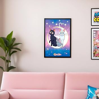 SAILOR MOON - Poster Maxi 91,5x61 - Luna, Artemis & Diana - vue 4
