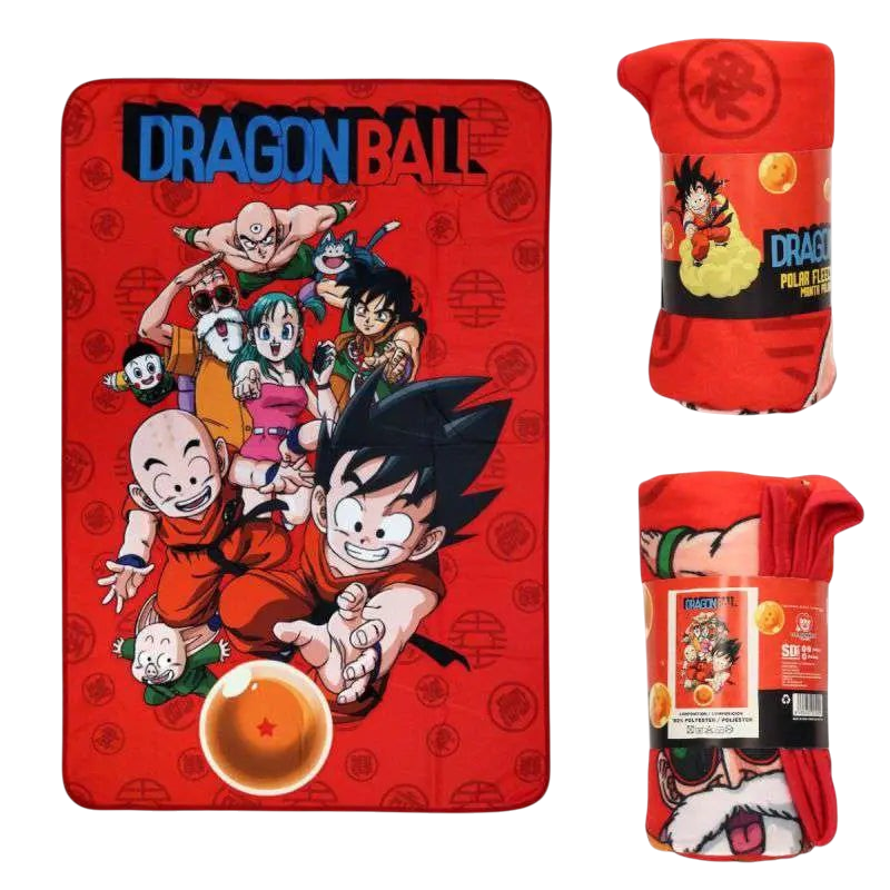 DRAGON BALL CHARACTERS POLAR BLANKET - Vue 5