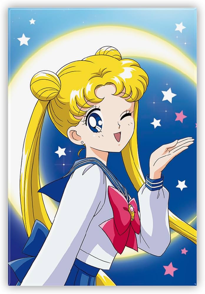 SAILOR MOON - Aimant Standard - Usagi Tsukino x4 - vue 4
