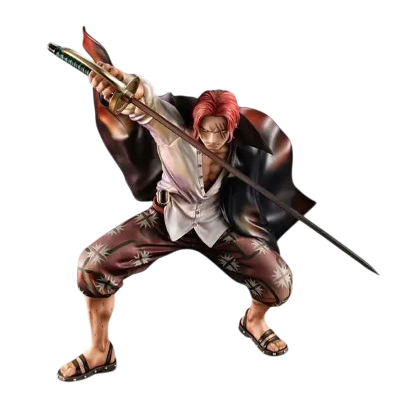 ONE PIECE POP RED HAIRED SHANKS STATUE - Vue 1