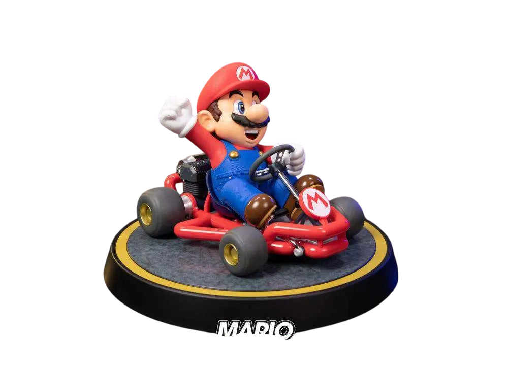 MARIO KART MARIO PVC PAINTED STATUE - Vue 5