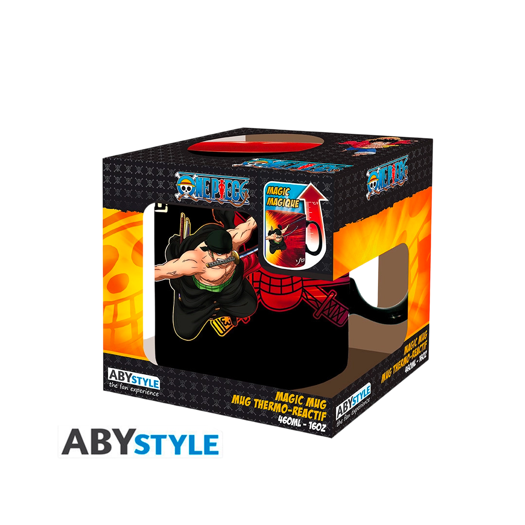 ONE PIECE - Mug Heat Change - 460 ml - Zoro & Sanji - carton x2 - vue 4