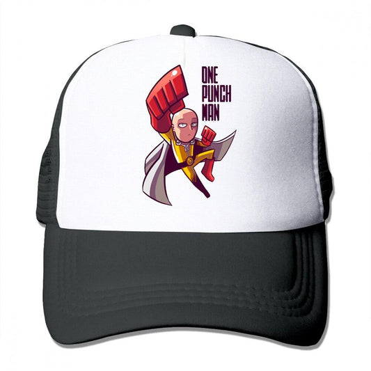 ONE PUNCH MAN - Casquette snapback- Beige & Rouge - Poings x2 * - vue 4