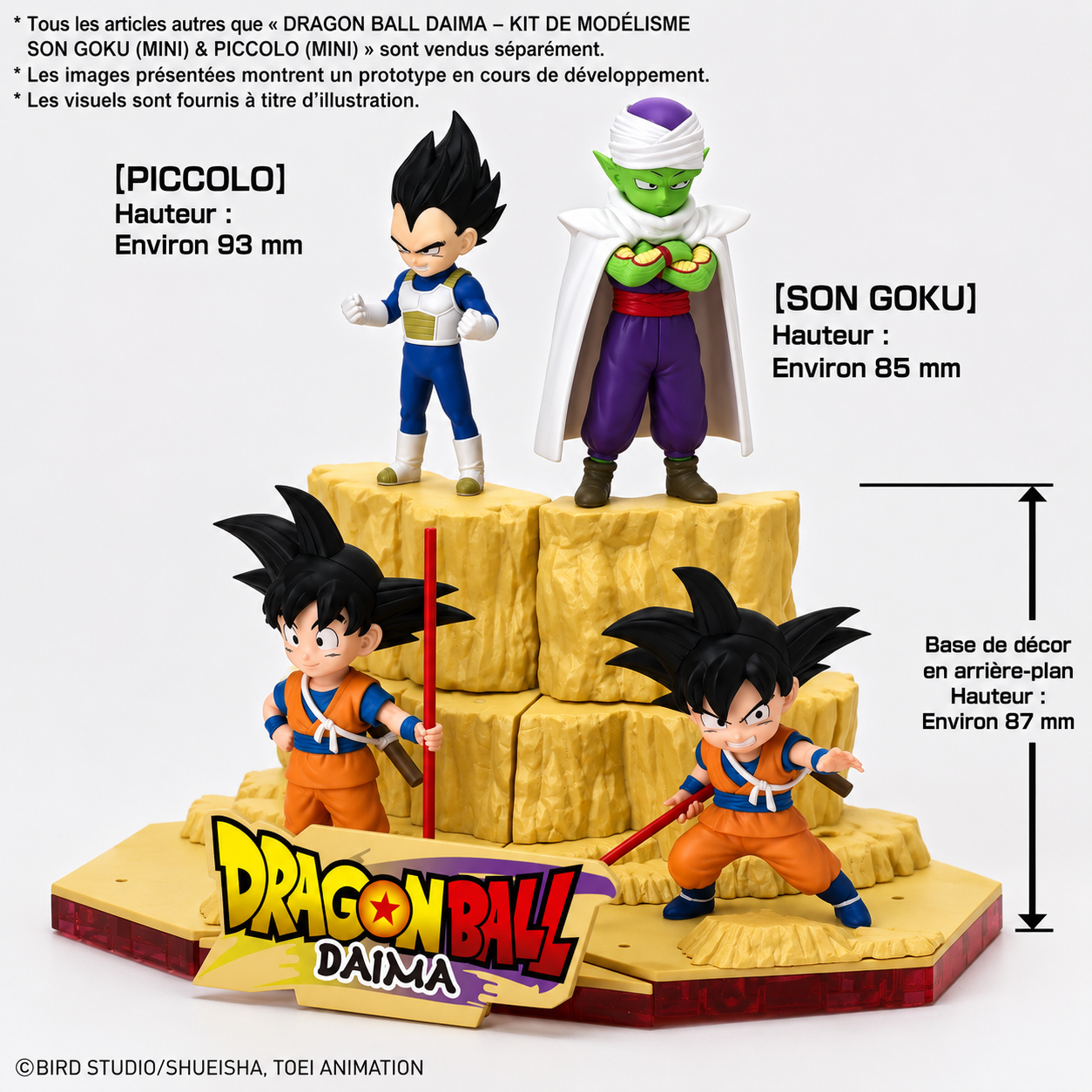 Son Goku (Mini) & Piccolo (Mini) - Model Kit BANDAI