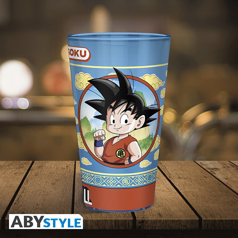 Dragon Ball Verre XXL - 400 ml - Goku & le Nuage Magique-boîtex2 ABYstyle