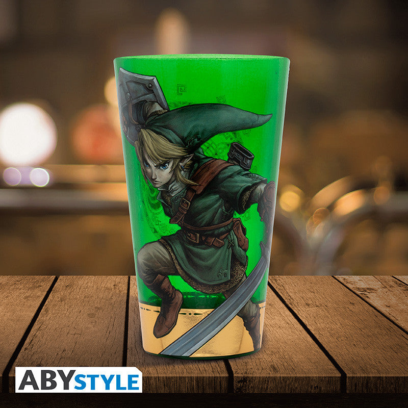 Univers Japan Games Verre XXL Premium - 400 ml - Link boîte ABYstyle