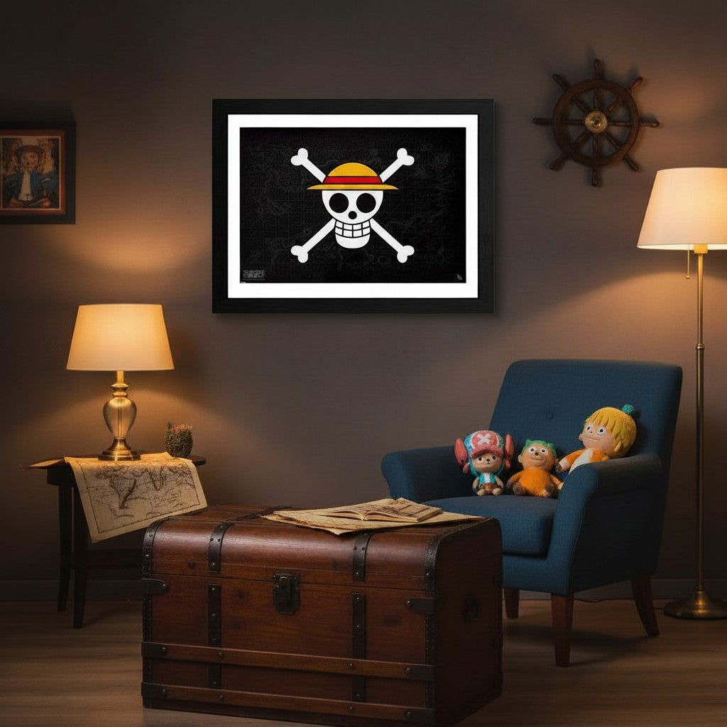 One Piece Tirage encadré FSC MIX "Skull" (30x40) GB Eye