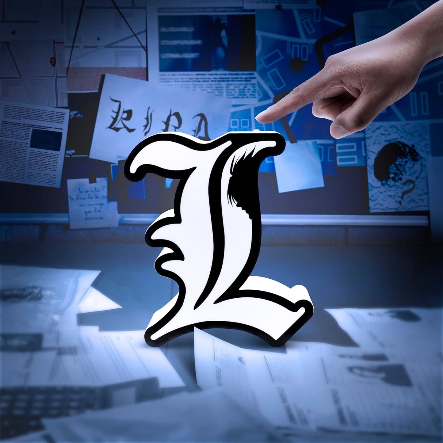 DEATH NOTE - Lampe - "L" - vue 4