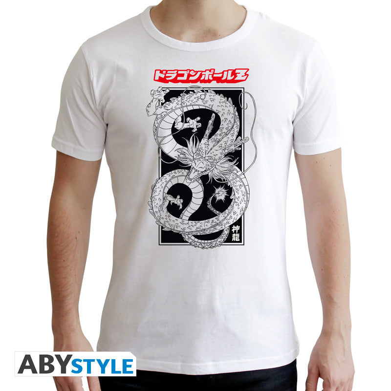 Dragon Ball Z Tshirt Shenron N&B - ABYstyle