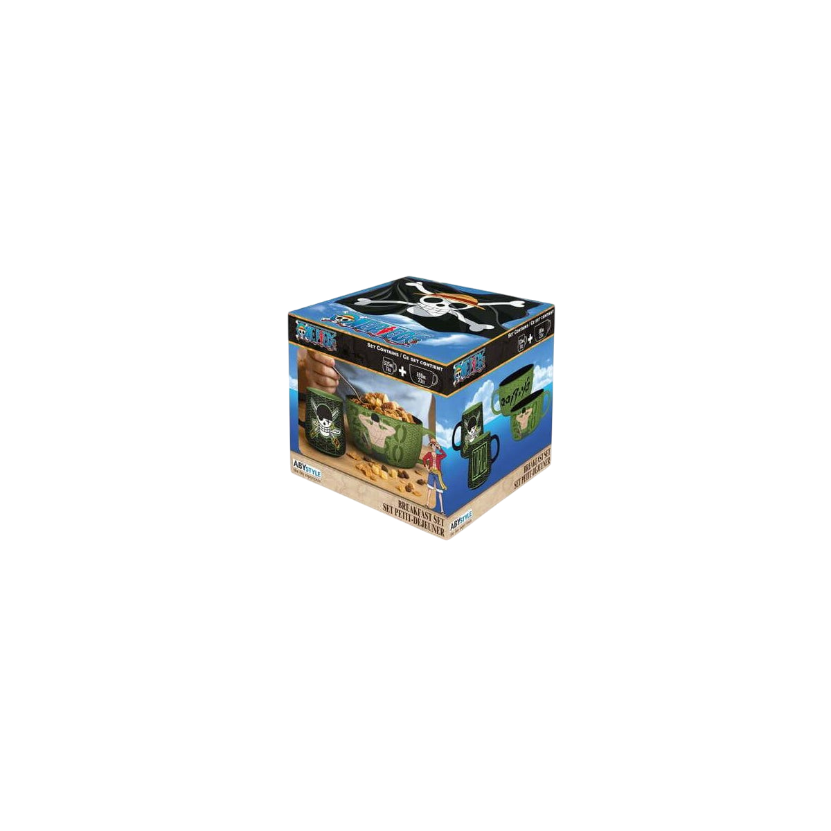 One Piece - Set Petit Déjeuner Mug + Bol - Zoro