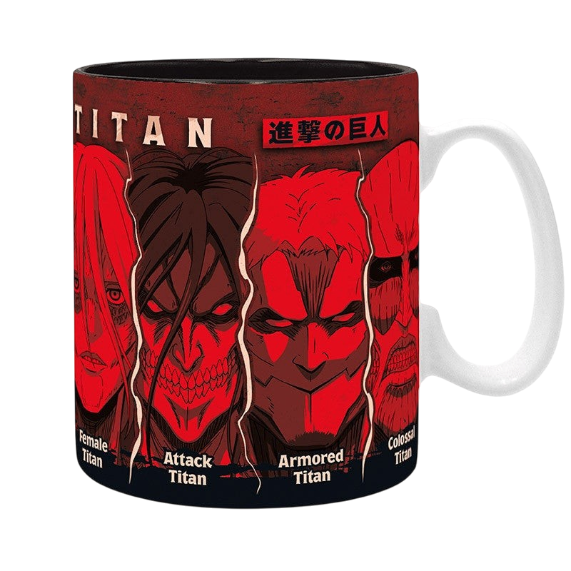 ATTACK ON TITAN - Mug Heat Change - 460 ml-TitanS3- carton x2 V2 - vue 4