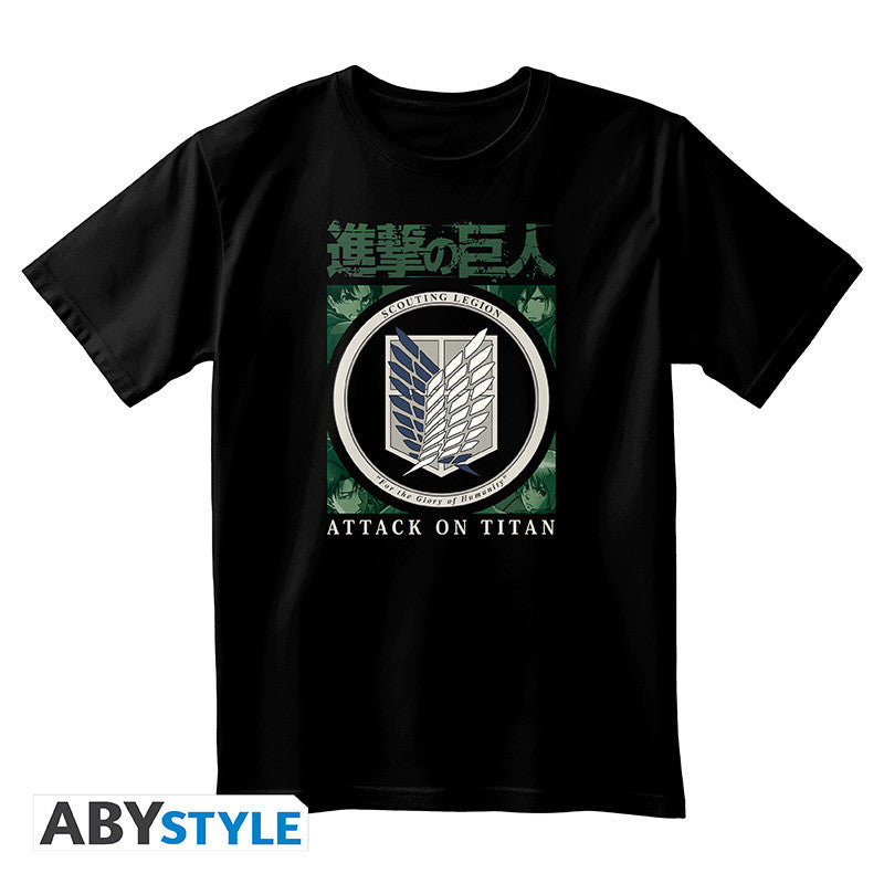 Attack on Titan Tshirt Bataillon d'exploration - vue 2