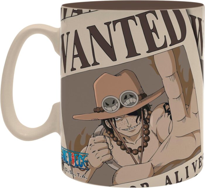 ONE PIECE - Mug - 460 ml - Wanted Ace - boîte carton x2 DT - vue 4
