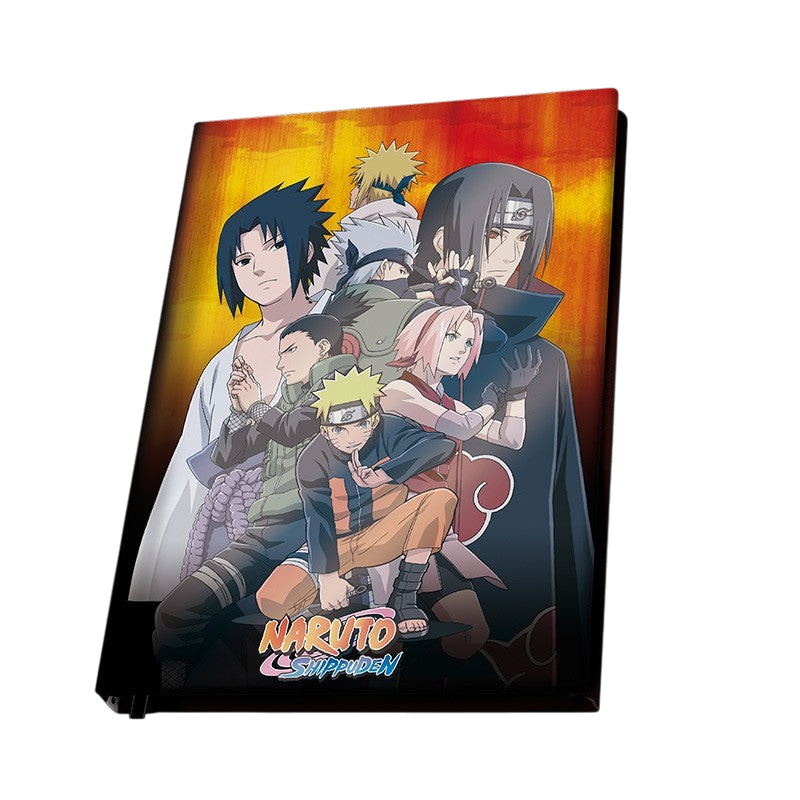 Naruto Shippuden - Cahier A5 Spirale - Team 7 & Hokage