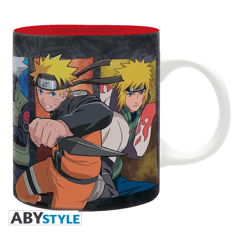 NARUTO SHIPPUDEN - Mug 3D anse - Shuriken Akatsuki x2 - vue 4