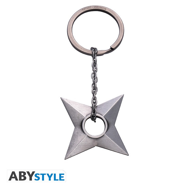 NARUTO SHIPPUDEN - Porte-clés 3D - Shuriken Konoha X4 - vue 4