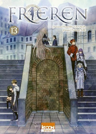 Couverture du tome 13 du manga Frieren édité par Ki-oon, disponible chez NIPPON DOKI STORE avec ses personnages.
