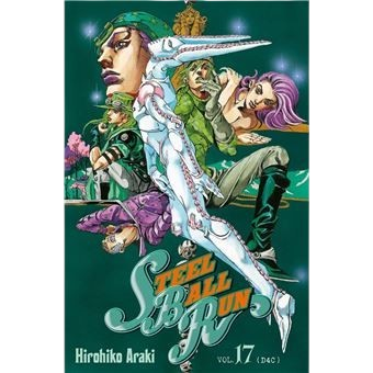 Couverture du manga JoJo's Bizarre Adventure Steel Ball Run tome 17 par Hirohiko Araki chez NIPPON DOKI STORE