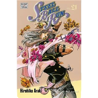 Couverture du manga JoJo's Bizarre Adventure Steel Ball Run tome 21 par Hirohiko Araki chez NIPPON DOKI STORE