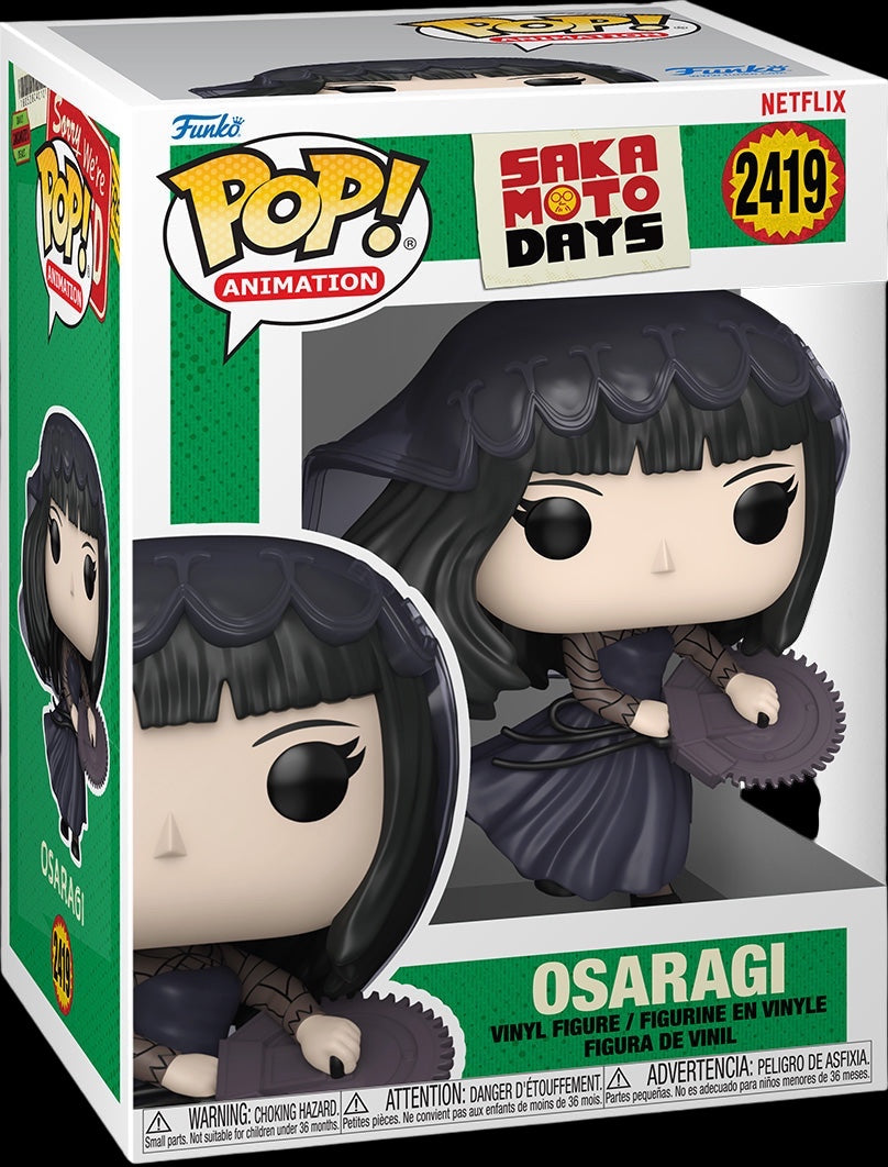 NIPPON DOKI STORE Funko POP Animation Osaragi figure from Sakamoto Days in window display box