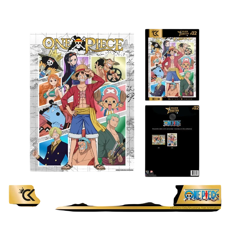 One Piece Golden Poster 02 Groupe Collage 30x40cm