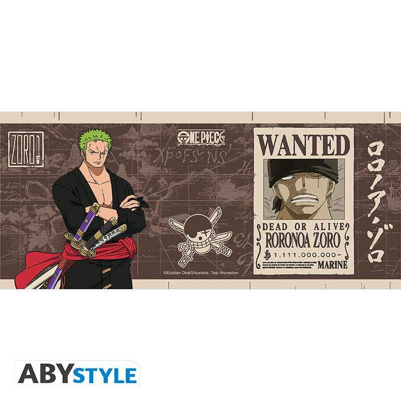 ONE PIECE - Mug - 460 ml - "Zoro Wanted" - subli - boîte x2 - vue 4