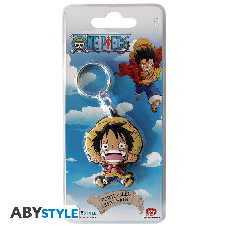 ONE PIECE - Porte-clés PVC - Luffy SD X4 - vue 4
