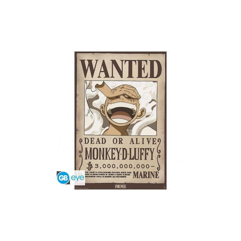 ONE PIECE - Poster Maxi 91,5x61 FSC MIX - Wanted Luffy Wano - vue 4