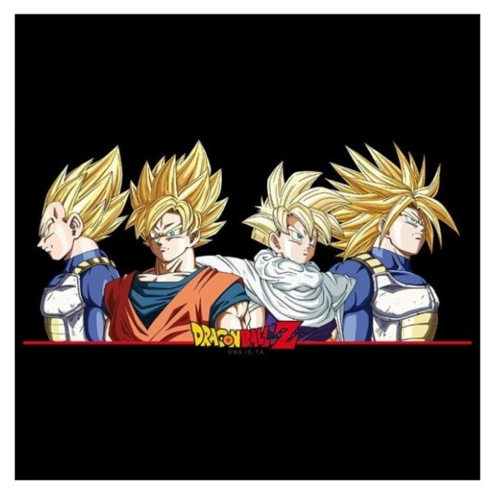 DRAGON BALL - Shopping Bag - "DBZ/Super Saiyans" X4 - vue 4
