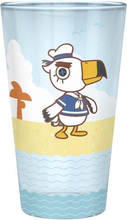 ANIMAL CROSSING - Verre XXL - 400 ml -"Personnages de la Plage"x2 - vue 2