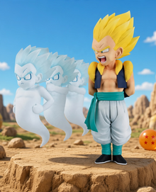 Dragon Ball - Gotenks & Fantome - Figurine Dragon History II 13cm Banpresto