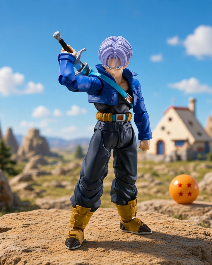 Dragon Ball - Trunks du Futur (Super Saiyan) – Figurine S.H. Figuarts (Reissue) Bandai