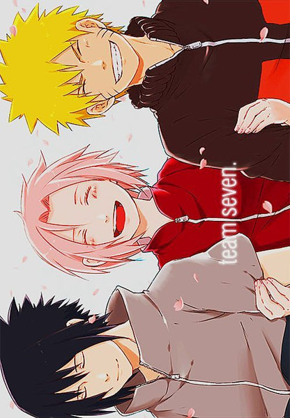 NARUTO - Tirage encadré "Photo Équipe 7" (30x40) x2 - vue 3