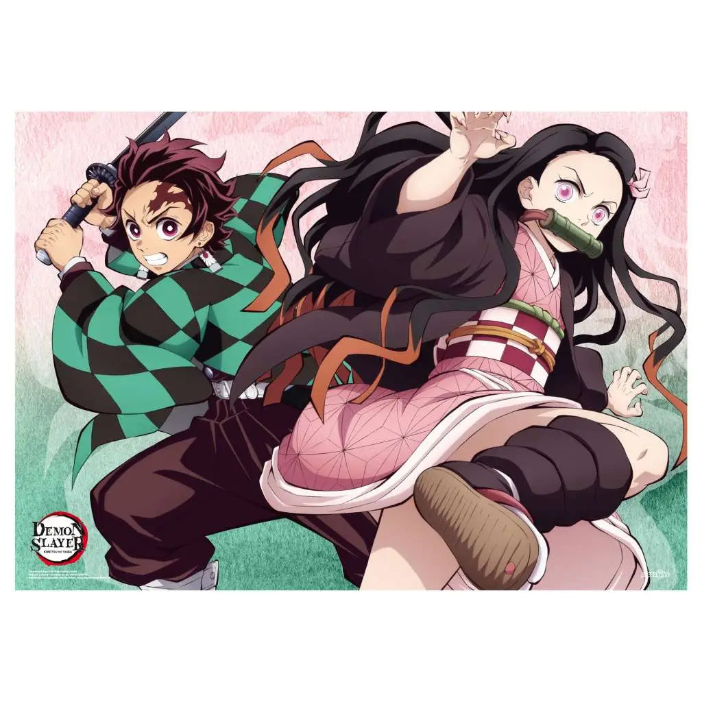 DEMON SLAYER TANJIRO NEZUKO FABRIC POSTER - Vue 5