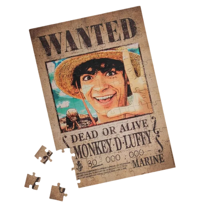 ONE PIECE WANTED LUFFY MAGNETIC PUZZLE - Vue 3