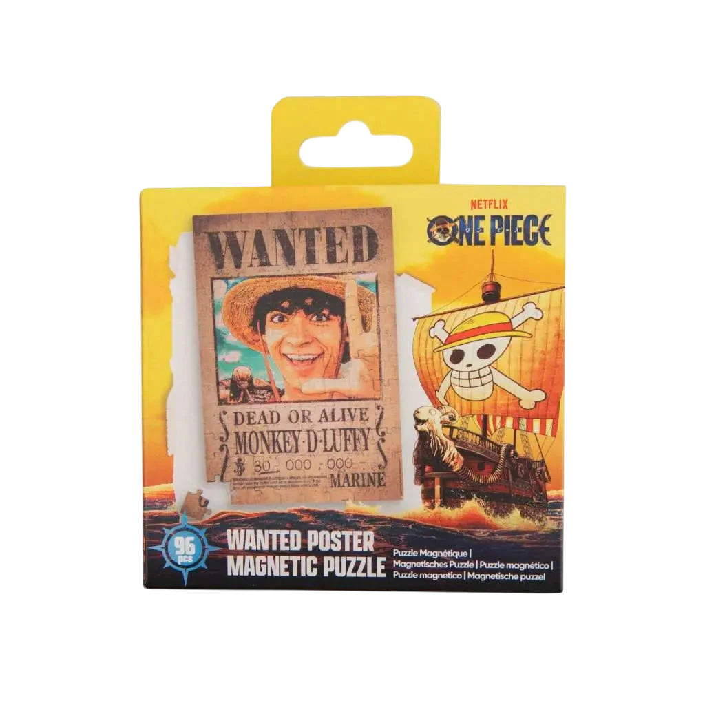ONE PIECE WANTED LUFFY MAGNETIC PUZZLE - Vue 2