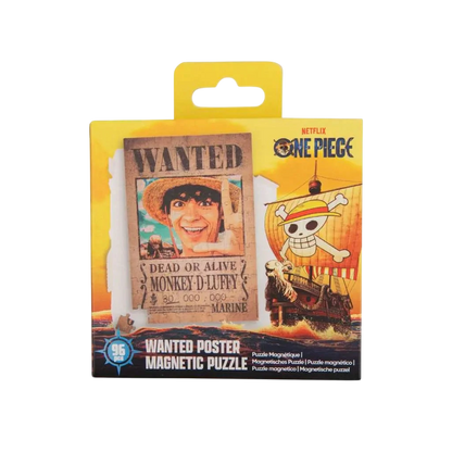ONE PIECE WANTED LUFFY MAGNETIC PUZZLE - Vue 2