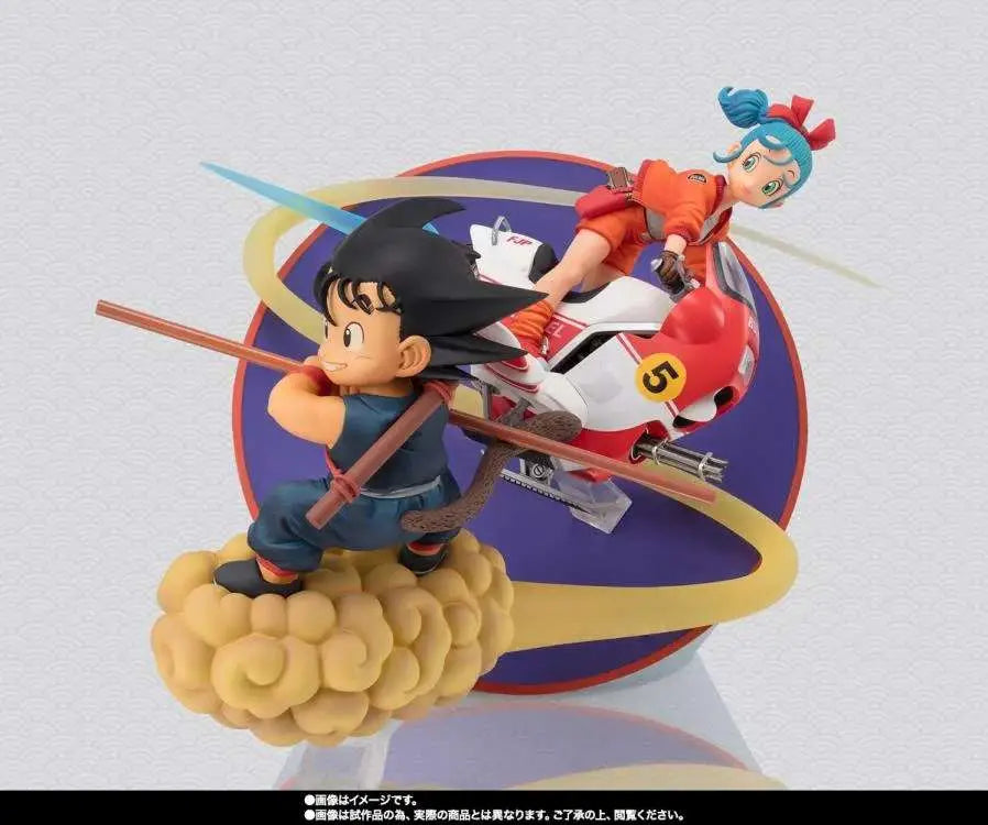 DRAGON BALL SON GOKU AND BULMA FIGURE ZERO - Vue 3