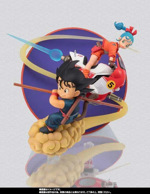 DRAGON BALL SON GOKU AND BULMA FIGURE ZERO - Vue 1