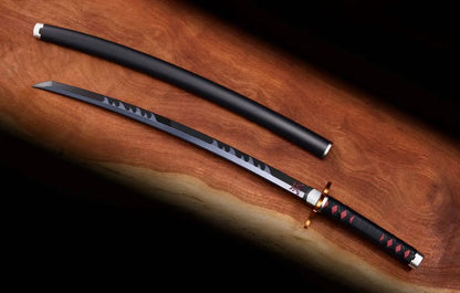 DEMON SLAYER NICHIRIN SWORD TANJIRO KYOJURO PROP - Vue 4