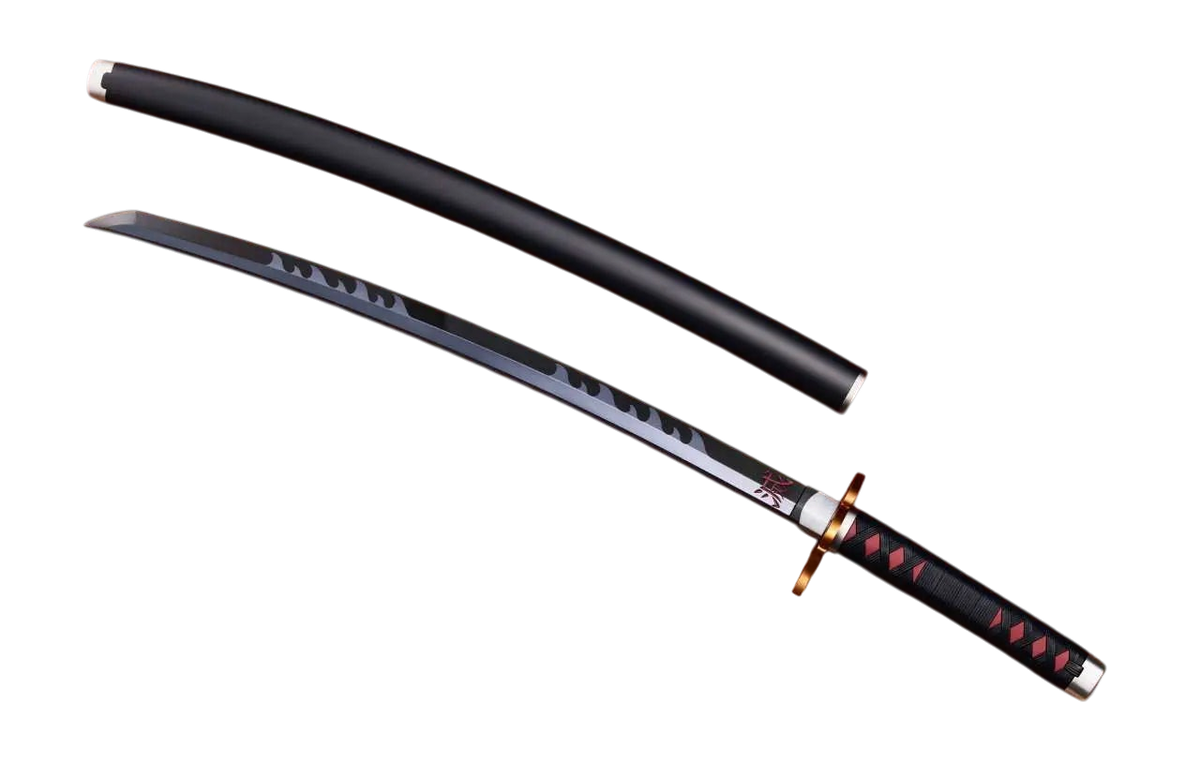 DEMON SLAYER NICHIRIN SWORD TANJIRO KYOJURO PROP - Vue 4
